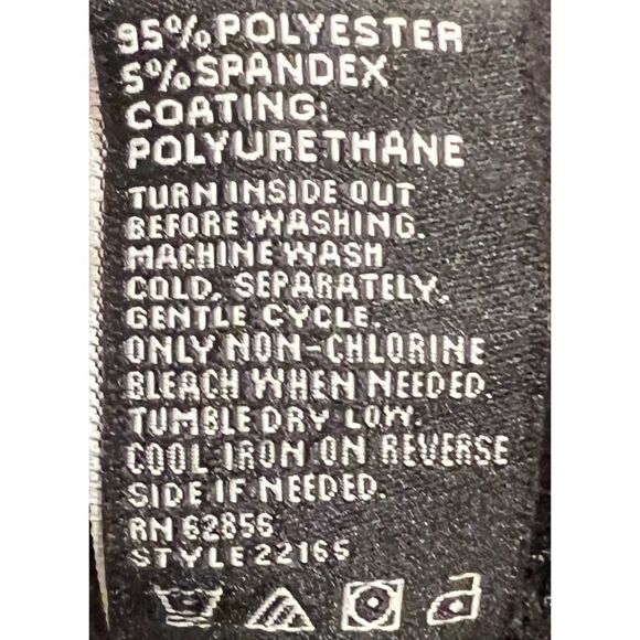 HUE Sleek Effects Black Crocodile Skin Design Soft Stretch Leggings Sz S NWT - Picture 16 of 16